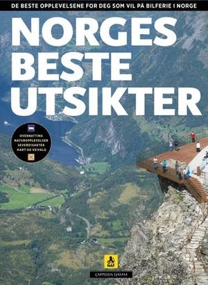 Omslag: "Norges beste utsikter" av Per Roger Lauritzen