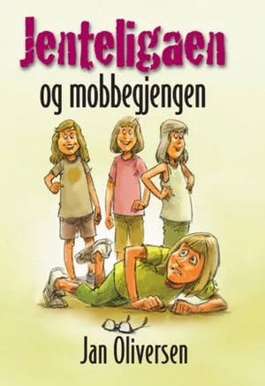 Omslag: "Jenteligaen og mobbegjengen" av Jan Oliversen
