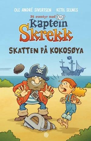 Omslag: "Skatten på Kokosøya" av Ole André Sivertsen