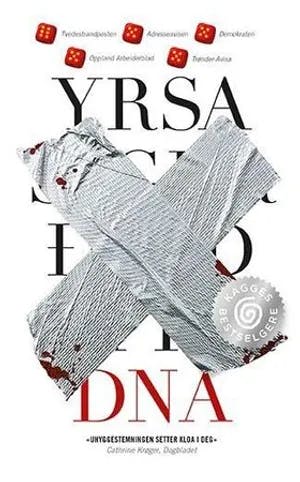 Omslag: "DNA : kriminalroman" av Yrsa Sigurdardóttir