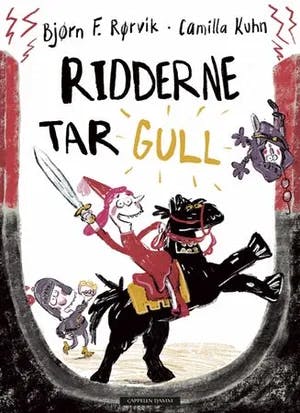 Omslag: "Ridderne tar gull" av Bjørn F. Rørvik