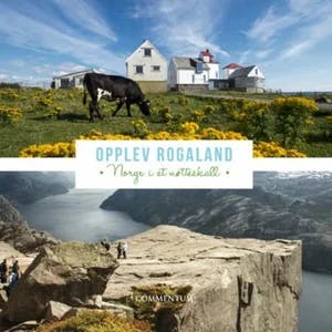 Omslag: "Opplev Rogaland : Norge i et nøtteskall : en reise gjennom de 26 kommunene i Rogaland" av John Sirevåg