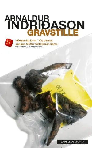 Omslag: "Gravstille" av Arnaldur Indriðason