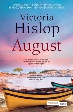 Omslag: "August" av Victoria Hislop