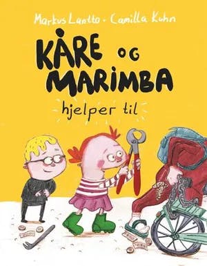 Omslag: "Kåre og Marimba hjelper til" av Markus Lantto