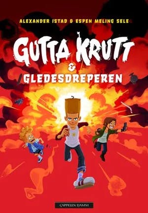 Omslag: "Gutta Krutt & gledesdreperen" av Alexander Istad