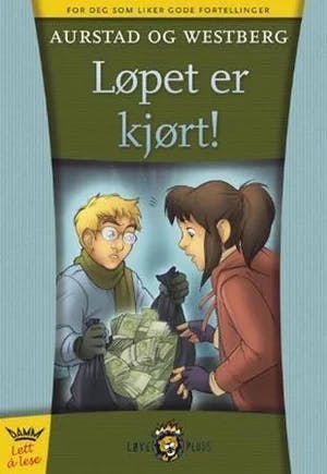Omslag: "Løpet er kjørt!" av Tore Aurstad