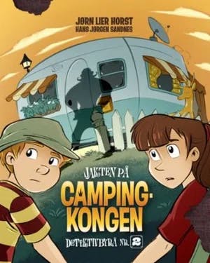 Omslag: "Jakten på Campingkongen" av Jørn Lier Horst