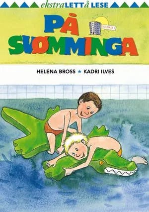 Omslag: "På svømminga" av Helena Bross